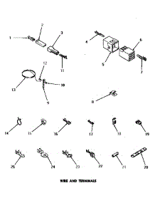 24 - Wire & Terminals parts for Amana Dryer FG3331 from AppliancePartsPros.com