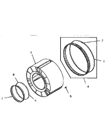 02 - Clothes Drum parts for Amana Dryer FG3840 from AppliancePartsPros.com