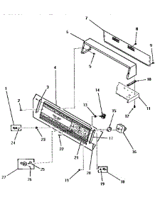 03 - Control Panel, Control Hood And Controls parts for Amana Dryer FG3840 from AppliancePartsPros.com