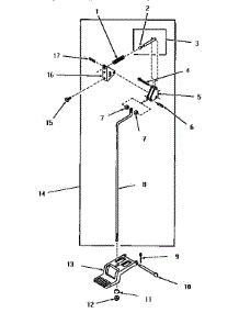 04 - Door Release parts for Amana Dryer FG3861 from AppliancePartsPros.com