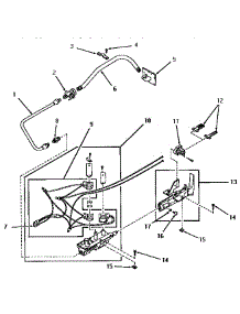 08 - Glow Bar Ignition Burner parts for Amana Dryer FG3870 from AppliancePartsPros.com