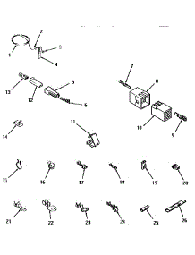 14 - Wire And Terminals parts for Amana Dryer FG3870 from AppliancePartsPros.com