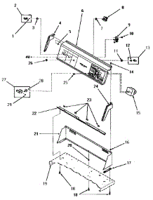 03 - Control Panel, Control Hood And Controls parts for Amana Dryer FG4241 from AppliancePartsPros.com