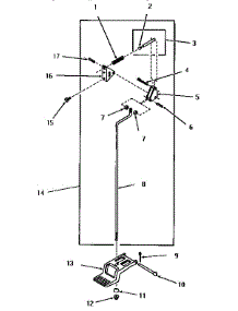 05 - Door Release parts for Amana Dryer FG6181 from AppliancePartsPros.com
