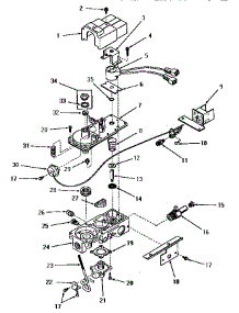 08 - Gas Valve (Natural  /  Mixed Gas) parts for Amana Dryer FG6181 from AppliancePartsPros.com