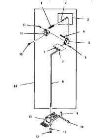 05 - Door Release parts for Amana Dryer FG6211 from AppliancePartsPros.com