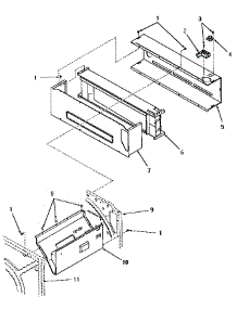 10 - Heater Box parts for Amana Dryer FG6211 from AppliancePartsPros.com