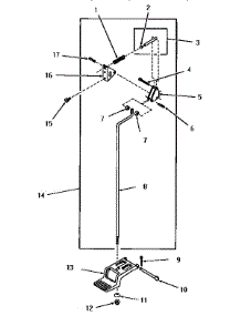 04 - Door Release parts for Amana Dryer FG6241 from AppliancePartsPros.com