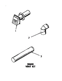 05 - 20600 Vent Kit parts for Amana Dryer FG6270 from AppliancePartsPros.com