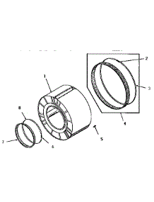 02 - Clothes Drum parts for Amana Dryer FG6280 from AppliancePartsPros.com