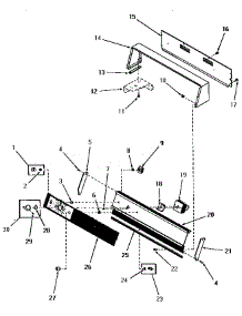 03 - Control Panel, Control Hood And Controls parts for Amana Dryer FG6280 from AppliancePartsPros.com