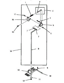 04 - Door Release parts for Amana Dryer FG6280 from AppliancePartsPros.com