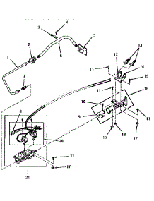 07 - Glow Bar Ignition Burner parts for Amana Dryer FG6280 from AppliancePartsPros.com