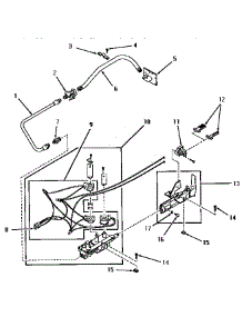 08 - Glow Bar Ignition Burner parts for Amana Dryer FG6280 from AppliancePartsPros.com