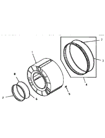 02 - Clothes Drum parts for Amana Dryer FG6291 from AppliancePartsPros.com