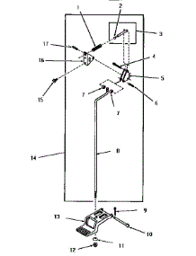 04 - Door Release parts for Amana Dryer FG6291 from AppliancePartsPros.com