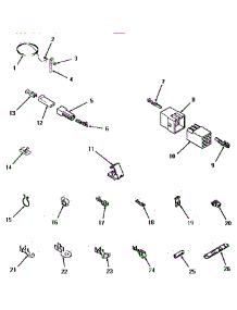 14 - Wire And Terminals parts for Amana Dryer FG6291 from AppliancePartsPros.com