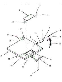 02 - Cabinet Top parts for Amana Dryer FG9031 from AppliancePartsPros.com