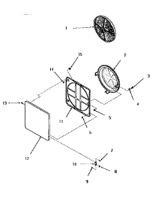 11 - Loading Door parts for Amana Dryer FG9031 from AppliancePartsPros.com