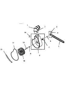 06 - Exhaust Fan parts for Amana Dryer FG9061 from AppliancePartsPros.com