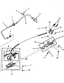08 - Glow Bar Ignition Burner parts for Amana Dryer FG9061 from AppliancePartsPros.com