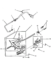 09 - Glow Bar Ignition Burner parts for Amana Dryer FG9061 from AppliancePartsPros.com