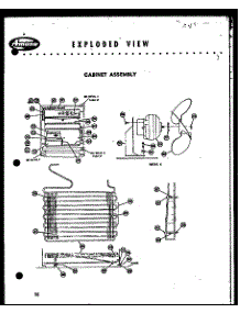 02 - Cabinet Assy parts for Amana Refrigerator FOF125L from AppliancePartsPros.com