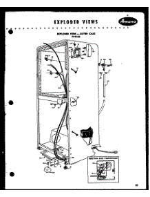 03 - Exploded View - Outer Case parts for Amana Refrigerator FPR18 from AppliancePartsPros.com
