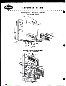 05 - Exploded View - Top Door Assy parts for Amana Refrigerator FPR18 from AppliancePartsPros.com