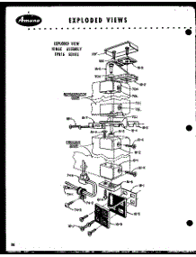 03 - Exploded View Hinge Assy parts for Amana Refrigerator FPR18LA from AppliancePartsPros.com