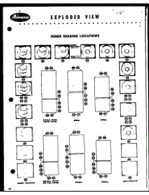 05 - Hinge Bearing Locations parts for Amana Refrigerator FPR95A from AppliancePartsPros.com