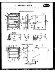 04 - Ref Door Assy parts for Amana Refrigerator FPR95D from AppliancePartsPros.com