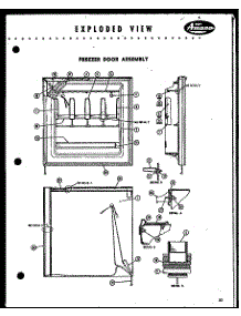 03 - Fz Door Assy parts for Amana Refrigerator FPR98A from AppliancePartsPros.com