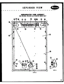 08 - Ref Liner Assy parts for Amana Refrigerator FPR98B from AppliancePartsPros.com