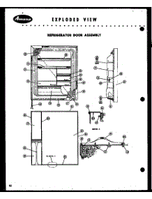 07 - Ref Door Assy parts for Amana Refrigerator FPR98LB from AppliancePartsPros.com