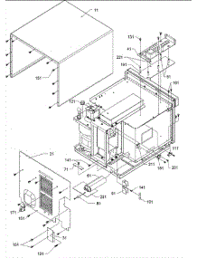 04 - Electrical Components parts for Amana Microwave FSC10 / P1304445M from AppliancePartsPros.com