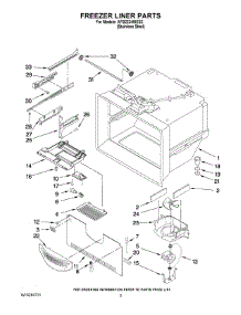 02 - Freezer Liner Parts parts for Maytag Refrigerator AFB2234WES2 from AppliancePartsPros.com