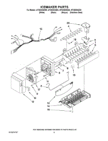 05 - Icemaker Parts parts for Maytag Refrigerator AFI2538AEW4 from AppliancePartsPros.com