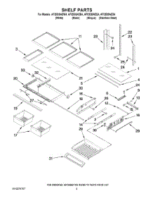 03 - Shelf Parts parts for Maytag Refrigerator AFI2538AEB4 from AppliancePartsPros.com