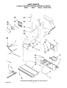 10 - Unit Parts parts for Maytag Refrigerator AFI2538AEB4 from AppliancePartsPros.com