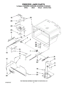 06 - Freezer Liner Parts parts for Maytag Refrigerator AFI2538AEQ4 from AppliancePartsPros.com