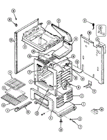 04 - Oven parts for Admiral Range G3267XRA-4 from AppliancePartsPros.com