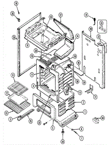 04 - Oven parts for Admiral Range G3267XRAM3 from AppliancePartsPros.com