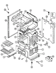 04 - Oven parts for Maytag Range G3287XRA from AppliancePartsPros.com