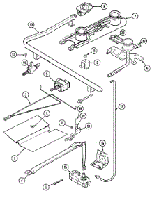 04 - Gas Controls parts for Admiral Range G4231WRAM4 from AppliancePartsPros.com