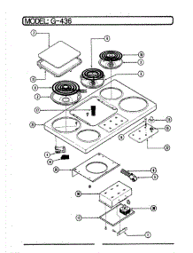 02 - Surface Unit parts for Hardwick Weight System G-436 from AppliancePartsPros.com