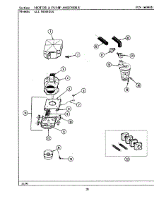 05 - Motor & Pump Assembly parts for Maytag Washer GA190 from AppliancePartsPros.com