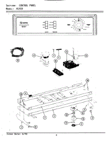 04 - Control Panel parts for Maytag Washer GA1910 from AppliancePartsPros.com