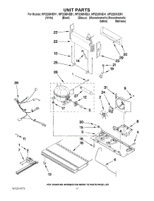 10 - Unit Parts parts for Maytag Refrigerator MFI2269VEB1 from AppliancePartsPros.com