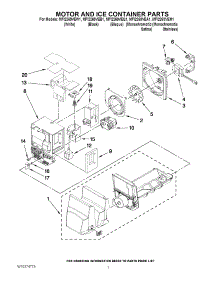 04 - Motor And Ice Container Parts parts for Maytag Refrigerator MFI2269VEQ1 from AppliancePartsPros.com